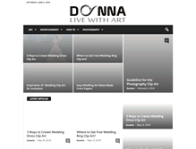 Tablet Screenshot of donnabubak.com